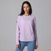 Nuvem pullover solto manga comprida mulheres cordão plissado cintura quadril-cobrindo hip top confortável uso exterior outono e inverno T-shirt