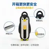 Canivete utilitário portátil em formato de pinguim, abridor de pacotes, lâmina retrátil, armazenamento seguro, ferramenta para unboxing