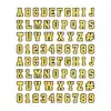 Hebilla de Zapatos con Agujeros Aleatorios Letras Lavanda Candelabro Decorativo Números 0-9# Letras abc-z Letras Niños Niñas