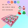 Mini borrador de Papá Noel con dibujos animados para niños, regalo de Navidad, papelería, premios