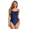 Traje de baño de una pieza estampado para mujer 2025, Traje de baño multicolor, Bikini sexy de Amazon, Traje de baño reductor que cubre el abdomen