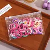 Elásticos de Cabelo Amigáveis para Cabelos Infantis, Pacote com 500, Elásticos de Alta Elasticidade para Menininhas, Elásticos do Tamanho do Polegar, Elásticos de Cabelo para Bebês