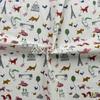 Algodão de viagem animal 60 peças Tecido com estamparia e tingimento reativos tipo Tencel tecido estampado de alta qualidade tecido para vestido roupas femininas
