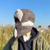 Gorra de Invierno Lei Feng para Hombre, Unisex Invierno Hombres Máscara a Prueba de Frío del Noreste para Ciclismo y Bicicletas Eléctricas, Gruesa Cálida y a Prueba de Viento