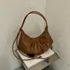 Bolso Maillard de alta gama para mujer 2026 nuevo bolso de otoño plisado bolso de trabajo de gran capacidad bolso de hombro único bandolera