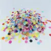 Confeti de Papel Colorido de 1 cm Piezas Redondas de Papel Relleno para Globos Bobo Fiesta de Boda Papel Confeti para Lanzar