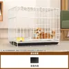 Gaiola para cachorro Teddy cães pequenos, gaiola de metal dobrável para animais de estimação interna, gaiola protetora especializada para carro para gatos e cães, cercadinho para animais de estimação