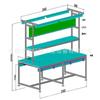 Fabricante de Tapete de Borracha Resistente a Alta Temperatura e Retardante de Chamas Tapete Antiestático Rohs Verde Bancada de Borracha Antiestática