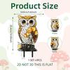Una Variedad de Animalitos Lindos Nuevos, Gatos y Zorros, Inserciones Decorativas de Jardín para Patio de Plástico PVC, Inserciones para el Suelo, Accesorios Decorativos