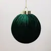 Adornos de bola de Navidad envueltos en terciopelo multicolor 6/8CM Decoración navideña bolas de Navidad de plástico decoraciones para árbol de Navidad
