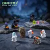 Figuras de fantasma Ceifeiro da Morte Halloween novas e criativas transfronteiriças, enfeites decorativos fofos DIY, acessórios para pendurar e miniaturas