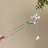 Nuevo pasador floral estilo chino para recogidos, nuevo modelo 2026, elegante pasador para Hanfu de mujer con un toque de alta gama