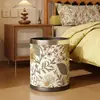 Papelero Retro Francés M^ para Sala de Estar, Dormitorio, Dormitorio Estudiantil, Cocina, Baño del Hogar, Gran Capacidad, Papel de Alto Valor