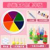 Conjunto de almofadas de tinta coloridas para pintura a dedo infantil Almofada de tinta para palma Pigmento para pintura a dedo Pintura atóxica Grafite pode