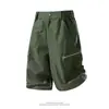 2026 Nuevos Pantalones Cortos Finos para Hombre, Ropa de Verano para Exteriores, Marca de Tendencia Estilo Americano, Pantalones Casuales Deportivos Holgados de Cinco Puntos
