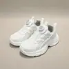 Zapatillas de malla con hebilla giratoria para niños y niñas, zapatillas deportivas infantiles, zapatillas para niños mayores, zapatillas para estudiantes, zapatillas blancas casuales 6618