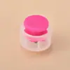 Hebilla de Cordón sin Atar de Color Doble Agujero Cilíndrica de Resorte de Presión Botón Ajustable Hebilla de Cordón Universal para Persona Perezosa