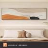 Decoração de Parede de Quarto de Hotel B&B Abstrata Personalizada Pintura Pendurada Versão Horizontal Quarto Modelo Decoração Suave Pintura Decorativa de Cabeceira de Quarto
