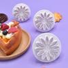 3 Piezas Crisantemo Africano Artificial Molde de Primavera Forma de Flor de Azúcar Girasol Molde de Impresión Suministro Directo de Fábrica Fuente de Fábrica