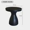 Mesa de Centro Redonda de Fibra de Vidrio Mesa Auxiliar para Apartamentos Pequeños, Simple y Lujosa, Mesa de Ocio para Balcón Exterior, Impermeable