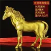 Enfeites Decorativos de Cavalo, Cavalo de Cobre com Lingotes, Carruagem de Cavalo de Latão, Cavalo de Cobre para Boa Sorte, Cavalo Tang de Cobre para Entrada de Escritório/Loja