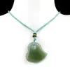 2334-Collar de Ágata Corazón de Cristal Natural Corazón de Melocotón Torcido Colgante 30mm Suministro de Colgante para Joyería DIY