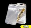 7*14 carro adesivo saco plástico manicure ferramenta cortador de unhas transparente plástico Ziplock saco IC cartão manga saco plástico
