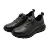 Sapatos Masculinos de Couro Genuíno Primavera e Outono Novos Sapatos para Caminhada ao Ar Livre e Montanhismo Sapatos Esportivos Casuais Masculinos para Corrida Impermeáveis Antiderrapantes Absorventes de Choque
