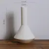 Vaso de Cerâmica Criativo com Abertura Pequena, Superfície Brilhante Abstrata, Decoração Suave para Casa para Hall de Entrada, Mesa, Gabinete de TV, Ornamento Decorativo, Recipiente para Flores