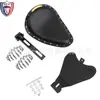 Accesorios para Motocicleta Harley Cruise Prince Coche Modificación Clavo de Cobre Retro Resorte Cuero Asiento Individual Bolsa Cojín