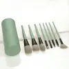 Nuevo Producto Nongying 8 Brochas de Maquillaje Pelo Animal Pincel para Sombras de Ojos Set de Brochas de Maquillaje para Principiantes Cubo de Almacenamiento de Belleza