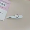 Lindo Pinza de Pato a Cuadros Sanrio Dulce Estilo Ins para Flequillo de Niña Dibujo Animado Versátil Sencillo Puesto Accesorios para el Cabello