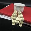 Aretes Gotas de Lluvia Aretes de Fábrica de Baño de Metal Europa y América Exagerados Vestido de Banquete Aretes AliExpress Transfronterizo