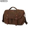Bolsa de Ombro de Lona Retrô Bolsa para Câmera de Fotografia Bolsa Transversal Masculina Venda Direta do Fabricante Pequena Bolsa de Ombro Transfronteiriça Bolsa de Peito
