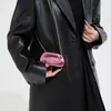 Mini Bolso de Noche Bolso para Labial Auriculares 2026 Nuevo Color Caramelo Acrílico Galvanizado Cadena para Bolso Bolso Cruzado