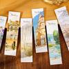 Marcador de Papel Teñido a Mano Encuentra Pintura al Óleo Retro Impresionista Tarjeta Marcadora de Lectura para Estudiantes Portatarjetas de Regalo de Alta Gama