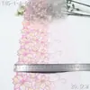 Material de encaje con bordado floral de malla en bloques de color exquisito Tanglong para dobladillo de falda DIY, lencería y ribete de encaje para camisola