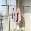 Estante para Secar Ropa de Acero Inoxidable de un Solo Poste de Pie para Interiores y Exteriores Estante para Secar Ropa Doméstico Estante para Secar Ropa de Balcón Perchero para Dormitorio