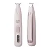 Aparador de Pelos para Patas de Gato e Cachorro com Cabeça Larga e Iluminação, Ferramenta Elétrica de Limpeza para Tosquia de Animais