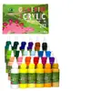 Set de Pintura Acrílica Marley 12 Colores 50ml Niños Pintura DIY Hecha a Mano Arte Callejero Pintura Impermeable y Resistente al Sol