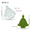 Molde de Silicona para Árbol de Navidad de Estrella 3D Velas Perfumadas Navideñas Piedra Difusora de Yeso Colgante DIY Hecho a Mano