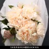 Escenario de Flores Artificiales Color Champán para Boda, Ramo de Flores Falsas, Rosa, Orquídea Mariposa, Flores de Boda, Venta al por Mayor de Flores Artificiales