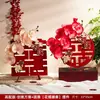Decoração de Mesa de Casamento com Enfeites de Personagens Felizes Duplos 3D, Decoração de Quarto e Sala de Estar de Casamento, Exibição de Personagens Felizes Duplos de Noivado, Suprimentos para Casamento