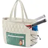 Bolsa de Tenis Acolchada Transfronteriza Rpet Bolso de Hombro Acolchado Estilo Coreano Bolsa de Tenis de Plumas Rpet Fábrica Personalizada