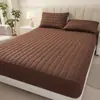 Funda de Colchón Acolchada Bordada para Comercio Exterior Transfronterizo, Universal para Todas las Estaciones, Protector de Colchón Doméstico Simmons, Cubierta de Cama Tatami