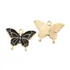 Colgante de gota de aceite de mariposa de color simple Accesorios de joyería de aleación DIY Pendientes dulces Colgante de joyería para collar Venta al por mayor