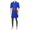 Película Los Zapatos Rojos Blancanieves 2D Disfraz de Cosplay Conjunto de Vestido Largo Cosplay del Príncipe Merlín Atuendo para Actuación en Escenario