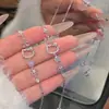 Pulsera de Diamante Rosa Sakura Microincrustado Hello Kitty para Mujer, Lujo Ligero, Exquisita, Moderna, Dulce y Linda Joyería de Gato