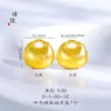 Colar Corda Trançada Dourada Amarela Deus da Riqueza Pequeno Gordo Amuleto da Sorte para Mulheres, Corrente de Suéter com Design Moderno Estilo Chinês Novo