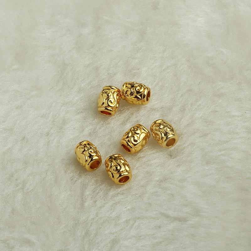 雕花圆桶珠05